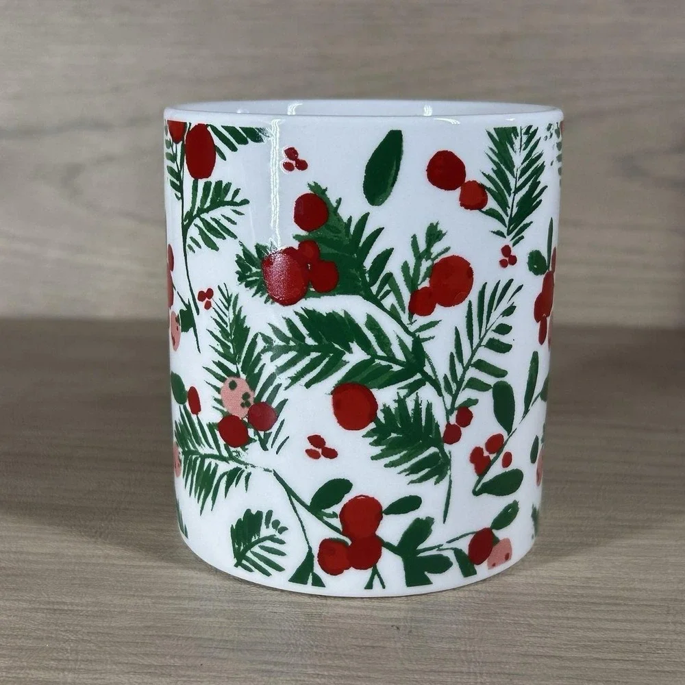 Threshold Mug Hollyberry Cup of Cheer Holiday Christmas Winter Target Red Berry